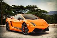 pic for Orange Lamborghini 480x320